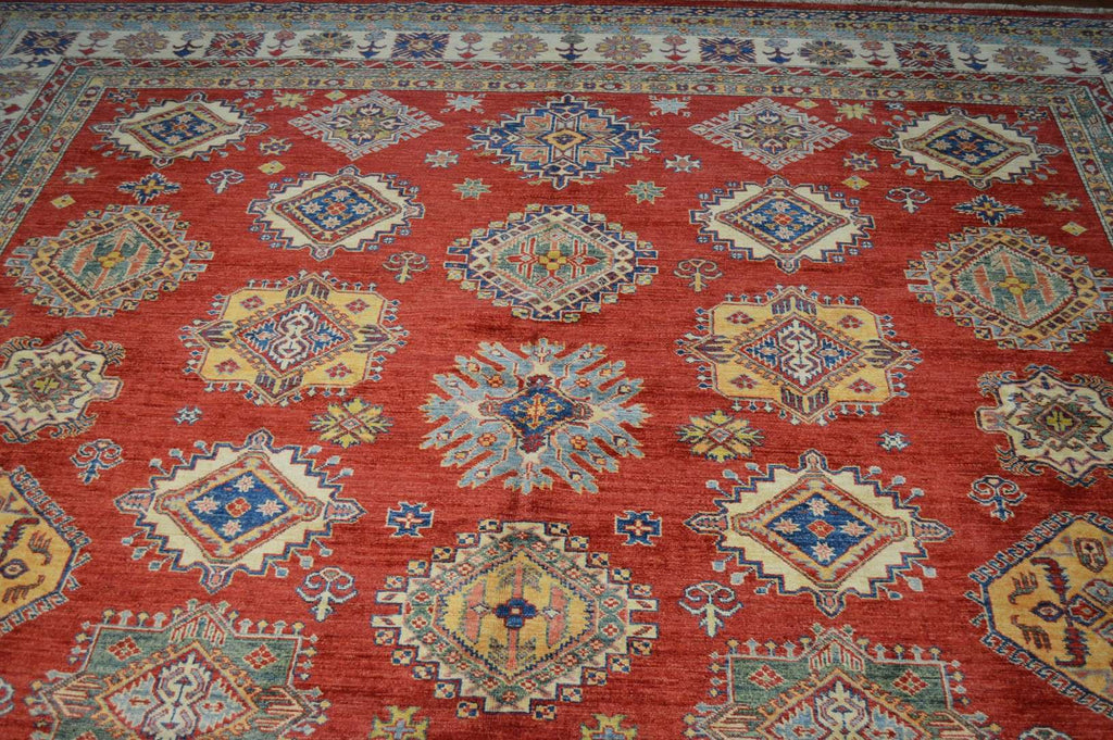 10' 8" x 14' 3" Pakistan Kazak Rug image 4