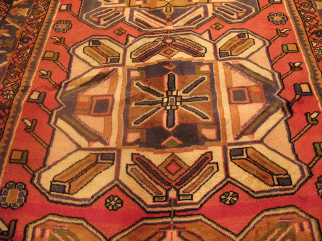 3' 9" x 10' 7" Persian Heriz Runner image 2