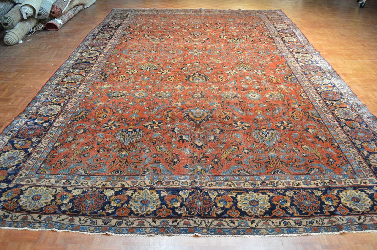 10' 5" x 17' 0" Persian Sarouk Rug image 1
