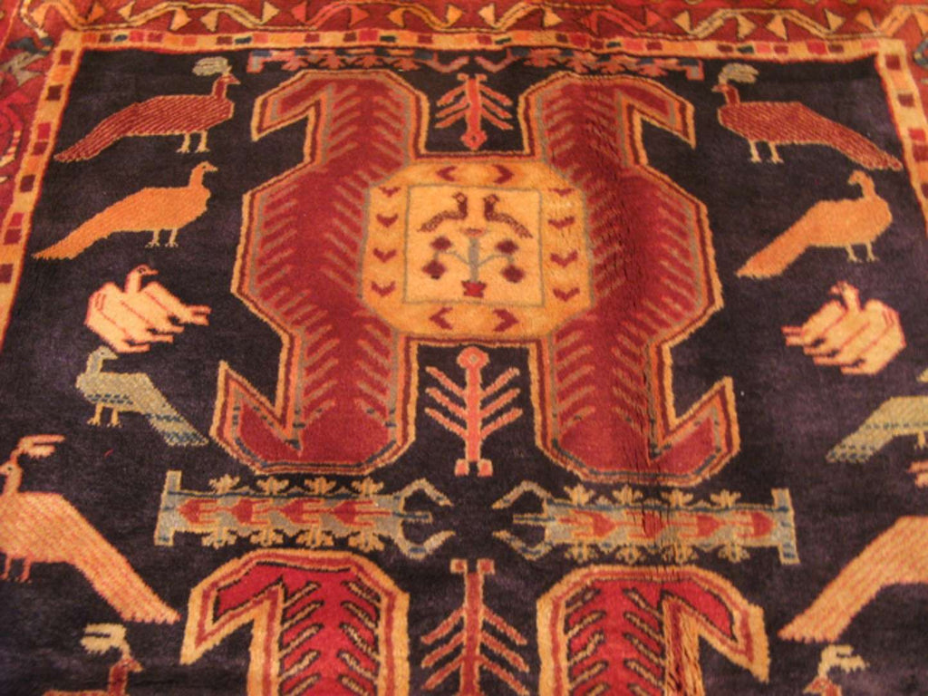 4' 5" x 10' 2" Persian Meshkin Runner image 6