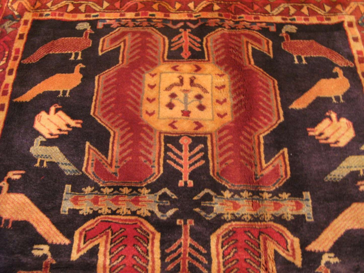 4' 5" x 10' 2" Persian Meshkin Runner image 6