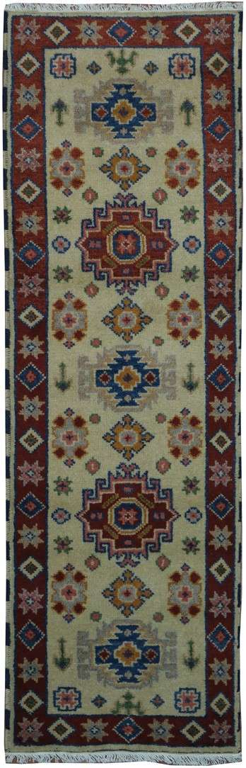 2' 0" x 6' 6" India Kazak Runner image 0