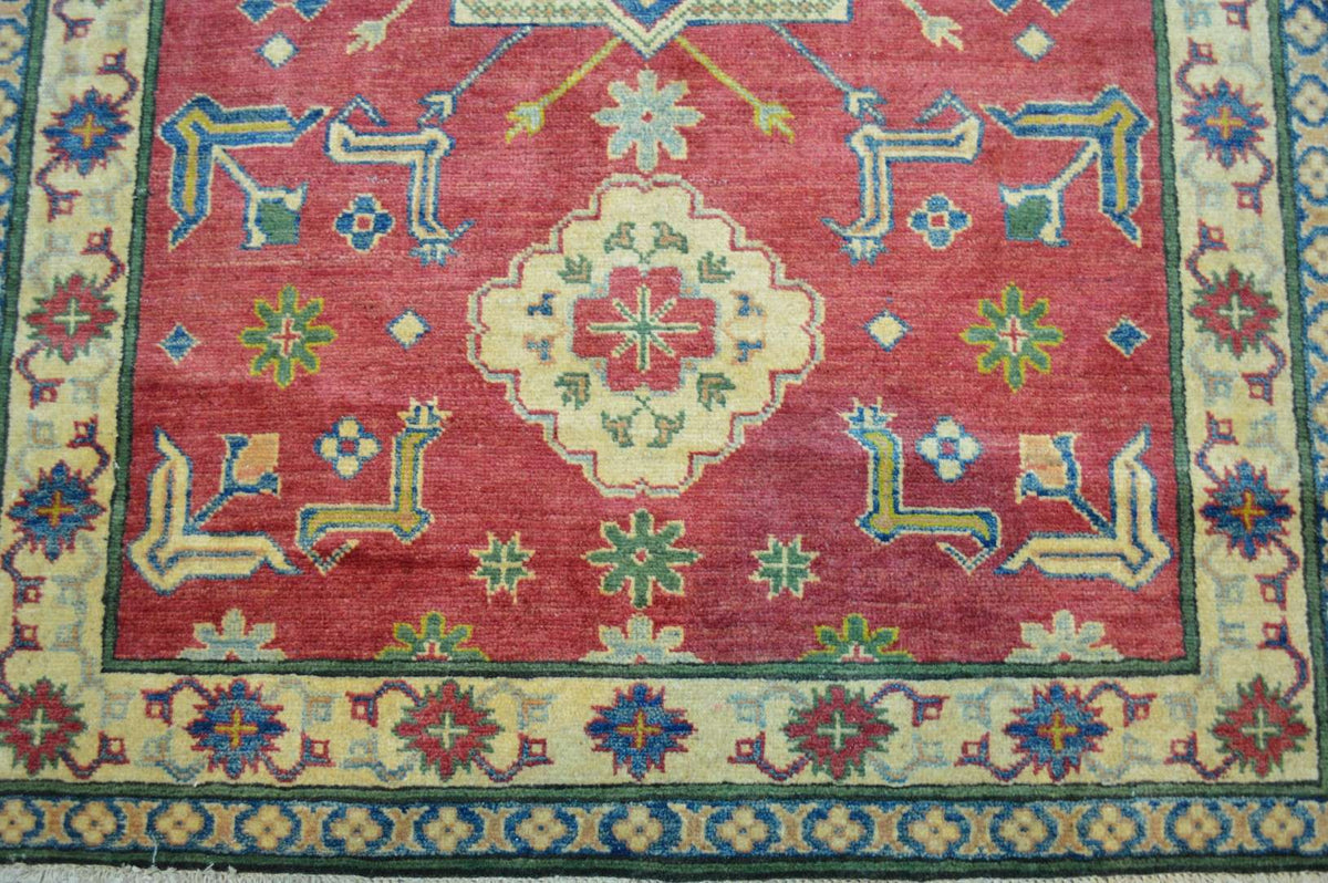 4' 3" x 6' 2" Pakistan Kazak Rug image 7