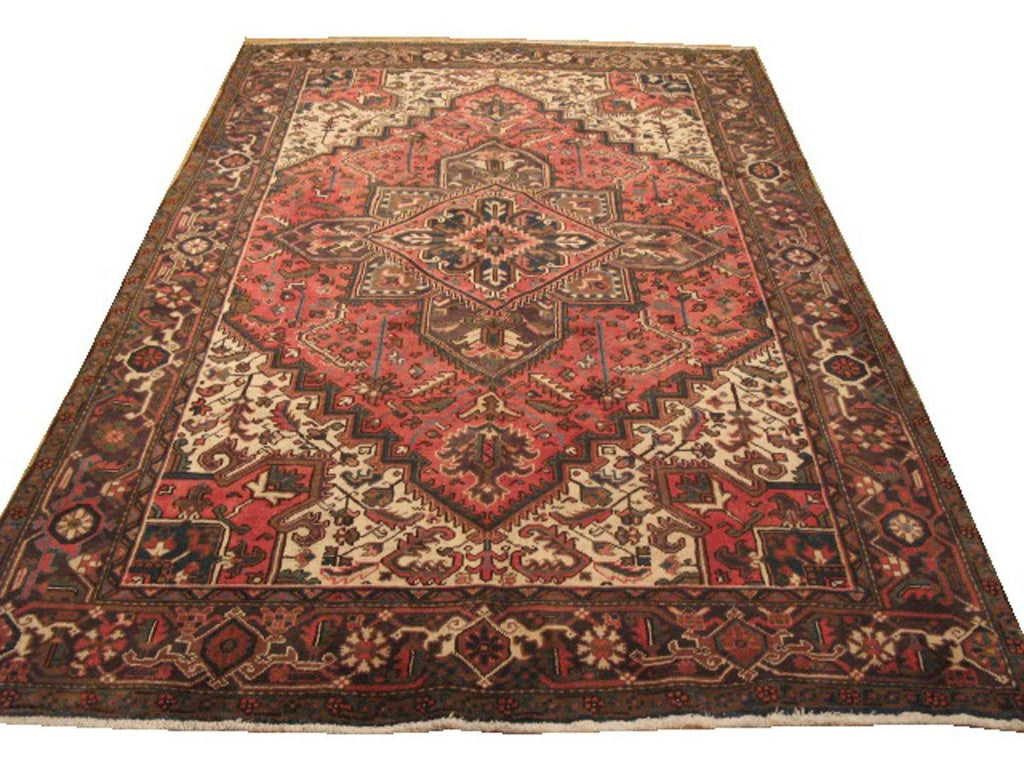 6' 5" x 9' 1" Persian Heriz Rug image 0