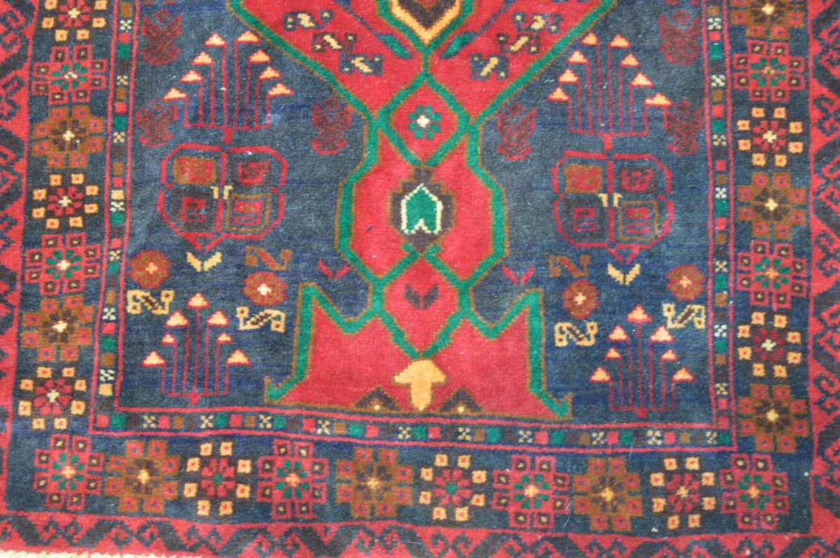 2' 7" x 4' 5" Afghanistan Belouch Rug image 2