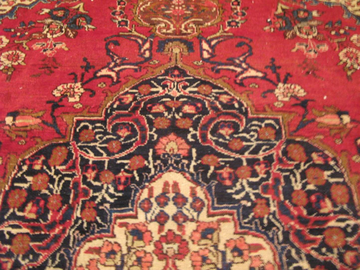 7' 8" x 11' 2" Persian Tabriz Rug image 4