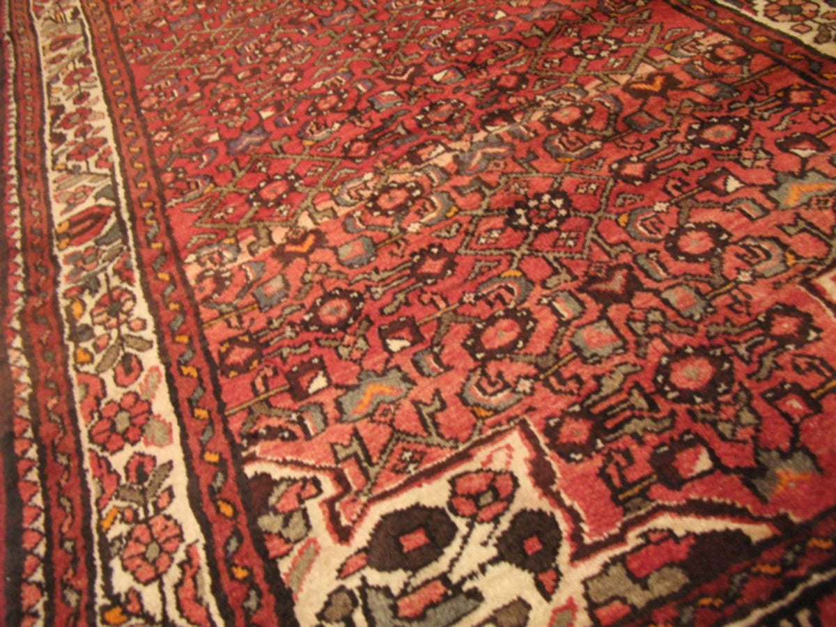 3' 1" x 10' 5" Persian Hosseinabad Runner image 4