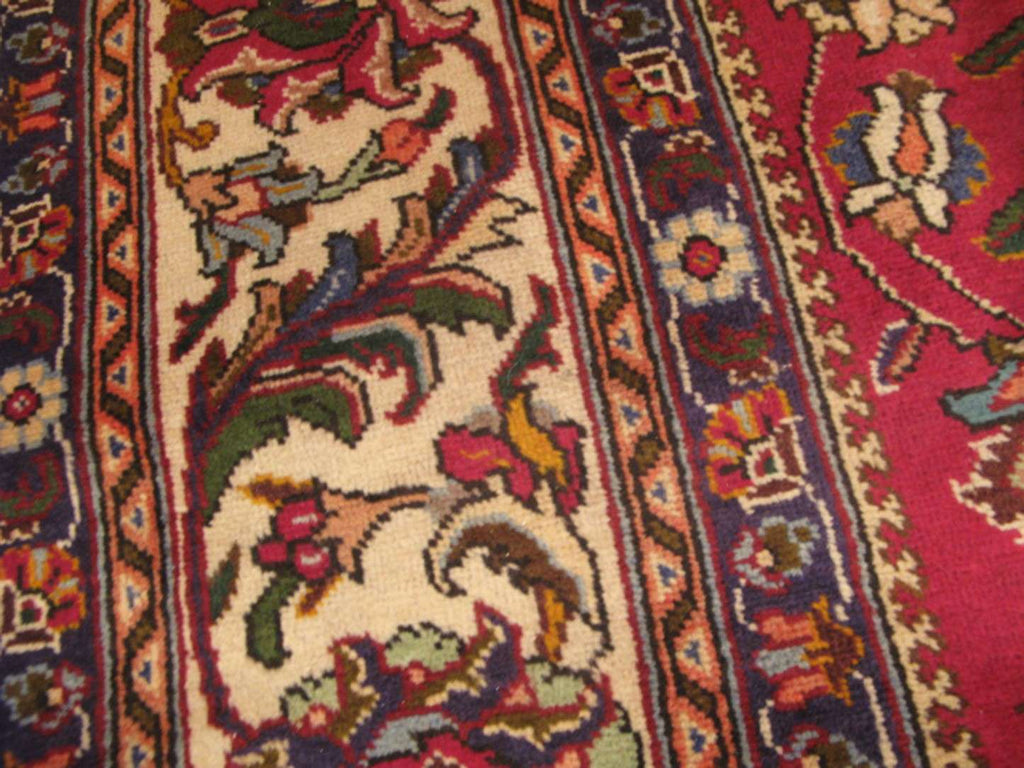 7' 9" x 11' 2" Persian Tabriz Rug image 10