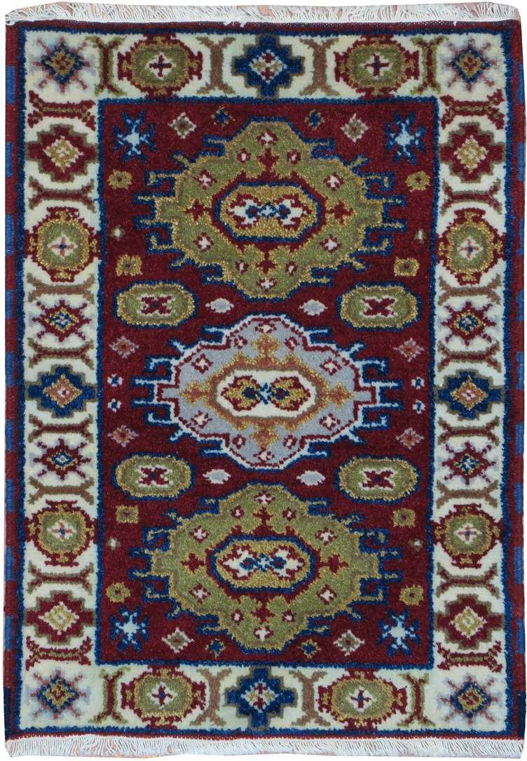 2' 0" x 3' 0" India Kazak Rug image 0