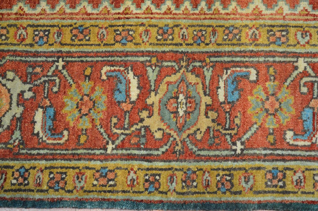 7' 8" x 10' 3" India Serapi Rug image 9