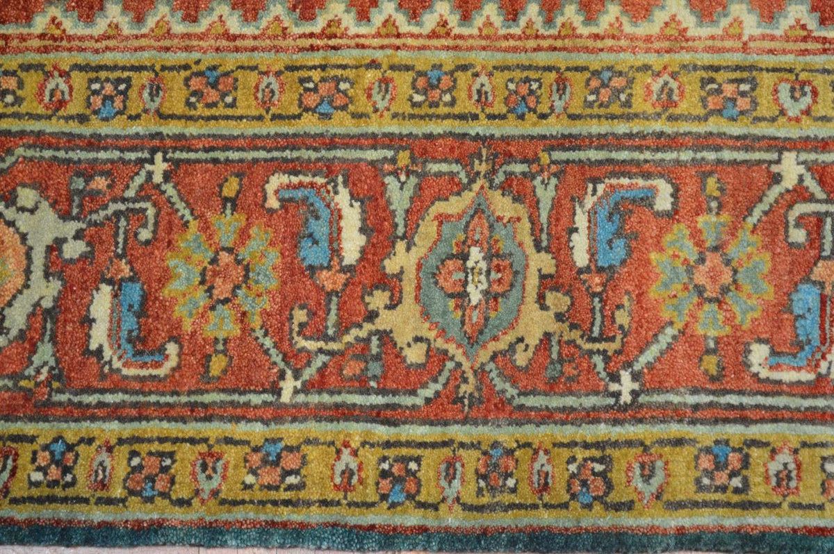 7' 8" x 10' 3" India Serapi Rug image 9