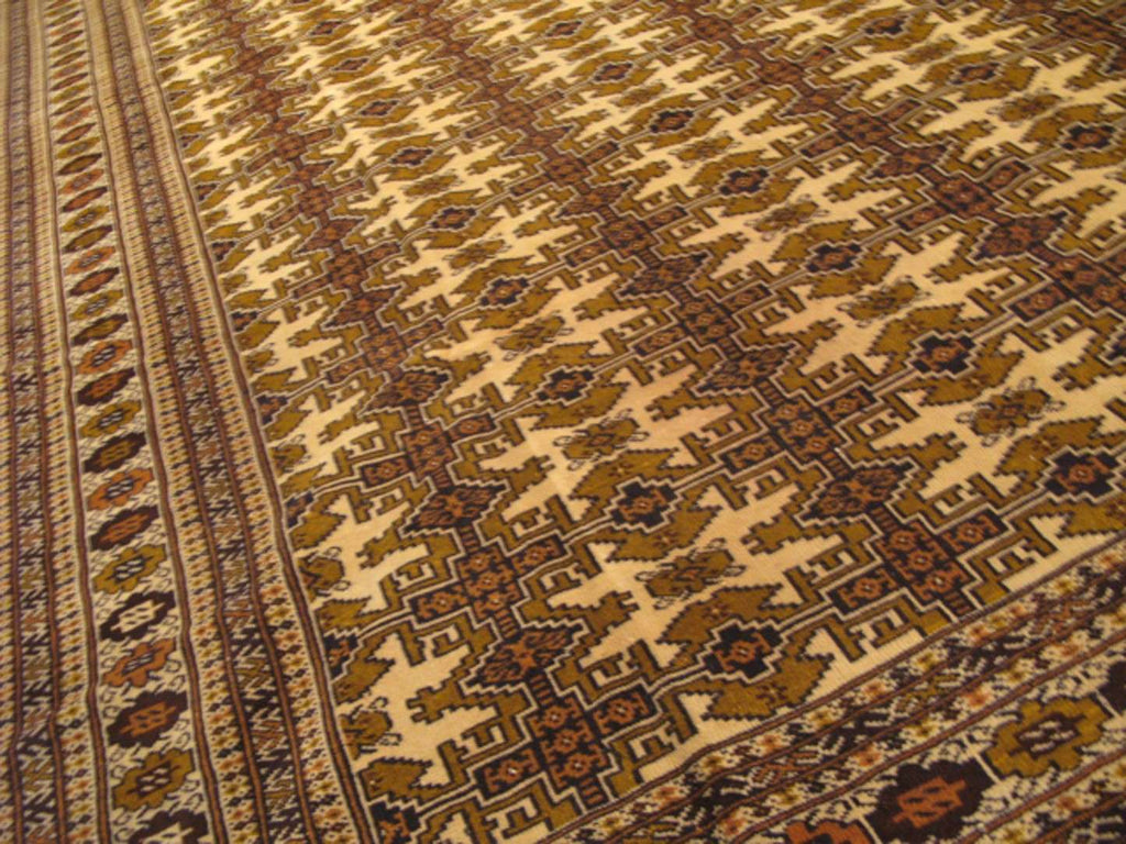 7' 2" x 9' 4" Persian Turkmen Rug image 2