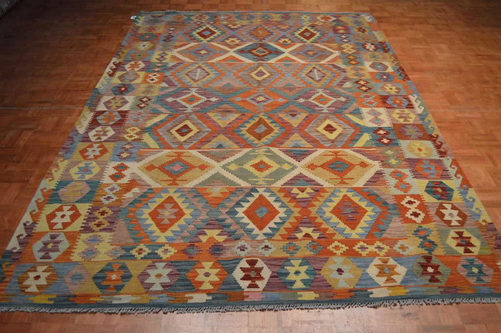 6' 8" x 9' 9" India Kilim Rug image 1