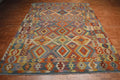 6' 8" x 9' 9" India Kilim Rug image 1