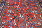 7' 8" x 10' 3" Persian Heriz Rug image 2