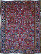 7' 7" x 10' 3" Persian Heriz Rug image 0