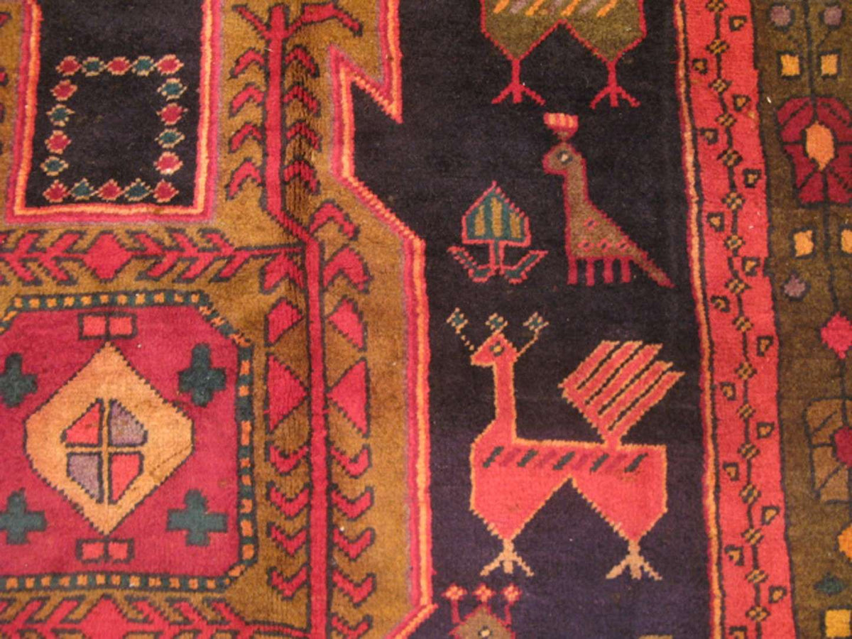 4' 2" x 10' 1" Persian Meshkin Runner image 9