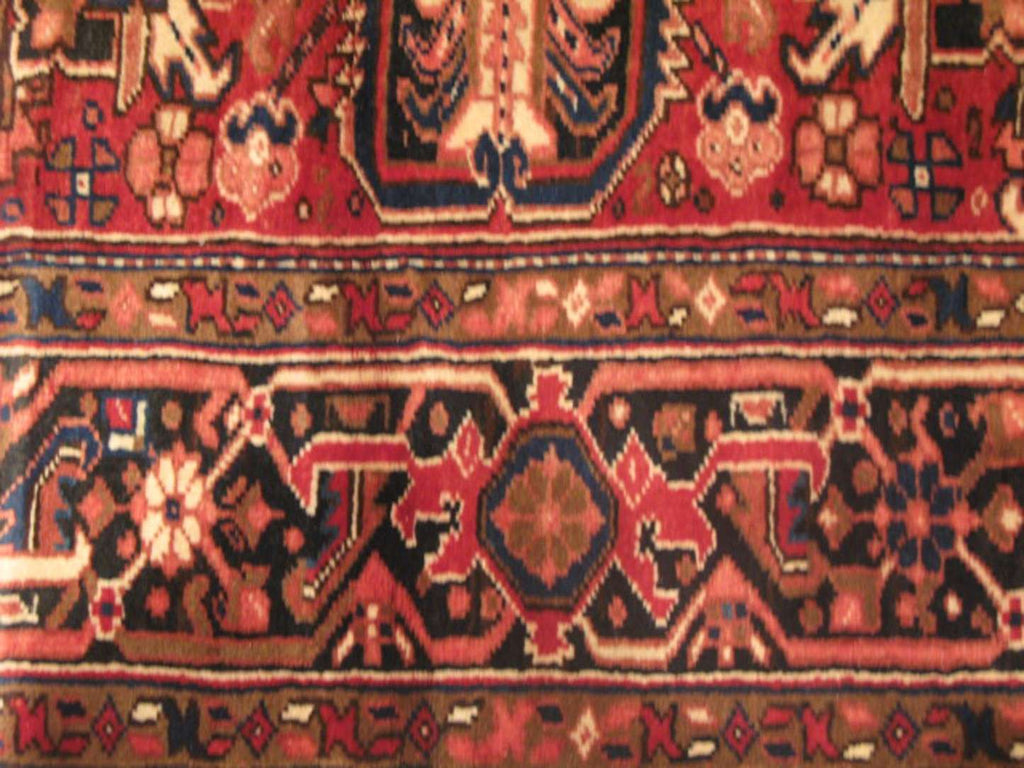 7' 1" x 9' 8" Persian Heriz Rug image 6