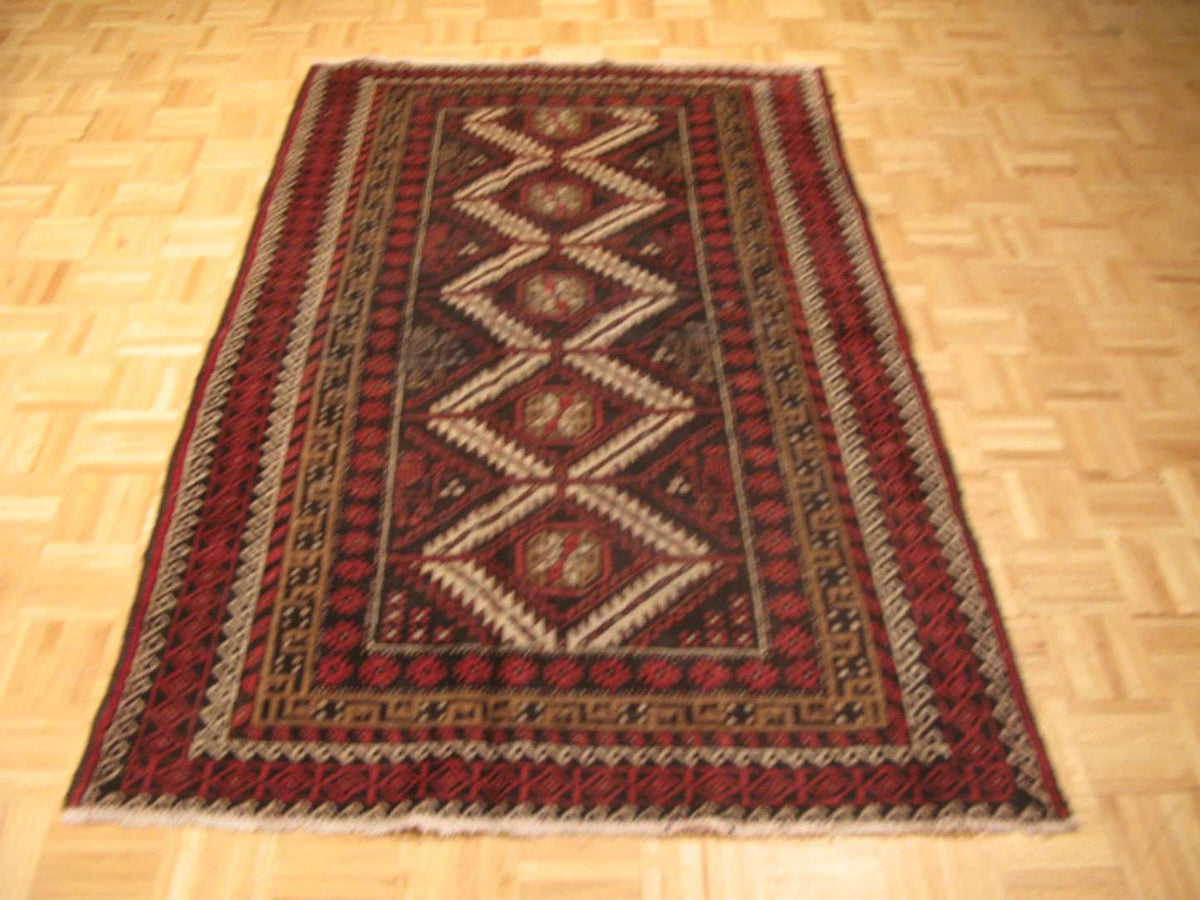 4' 4" x 6' 9" Persian Belouch Rug image 1