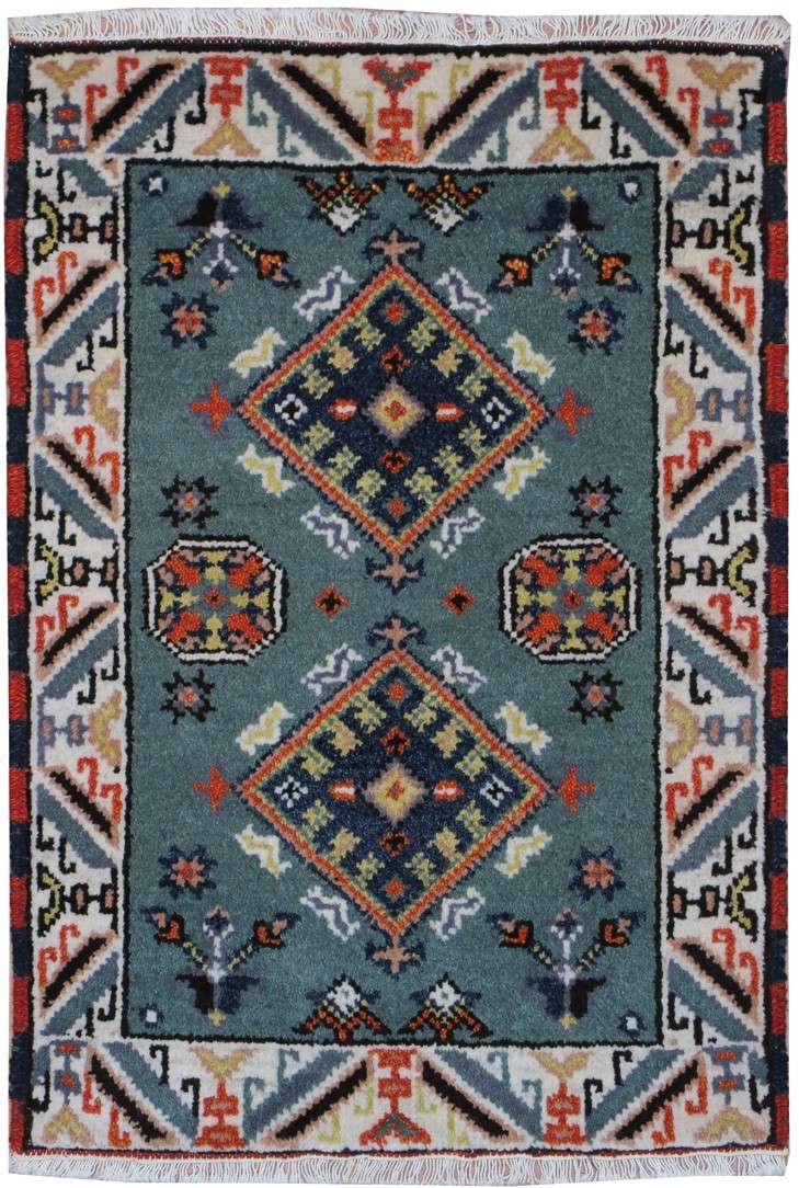 2' 0" x 3' 0" India Kazak Rug image 0