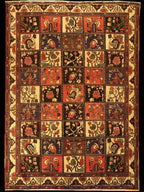 6' 9" x 9' 7" Persian Bakhtiari Rug image 0
