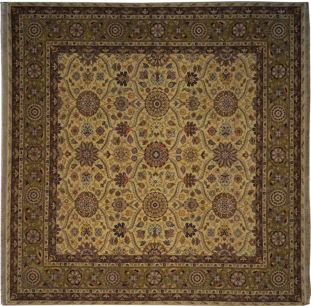 7' 9" x 8' 1" India Agra Rug image 0