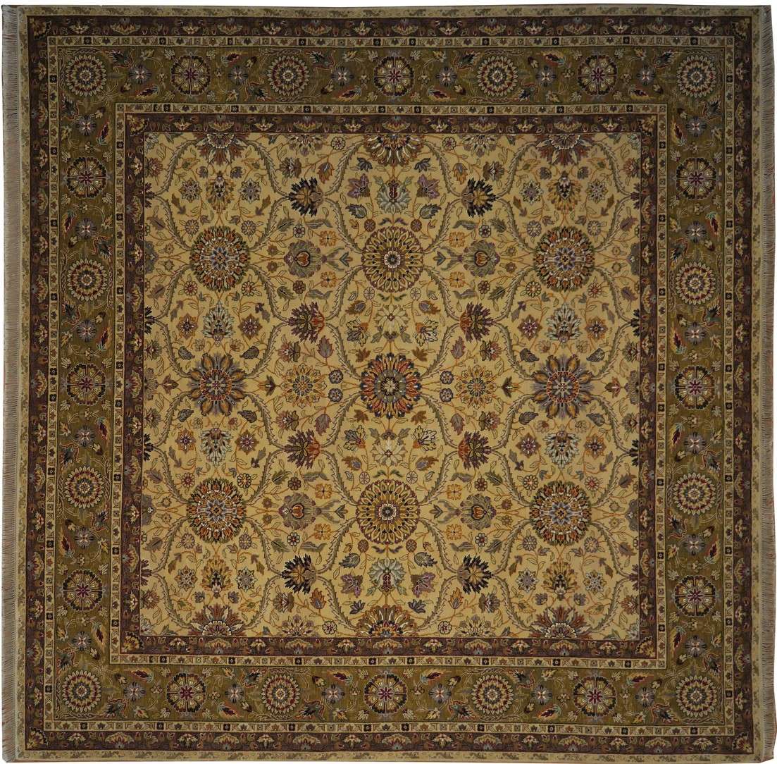 7' 9" x 8' 1" India Agra Rug image 0