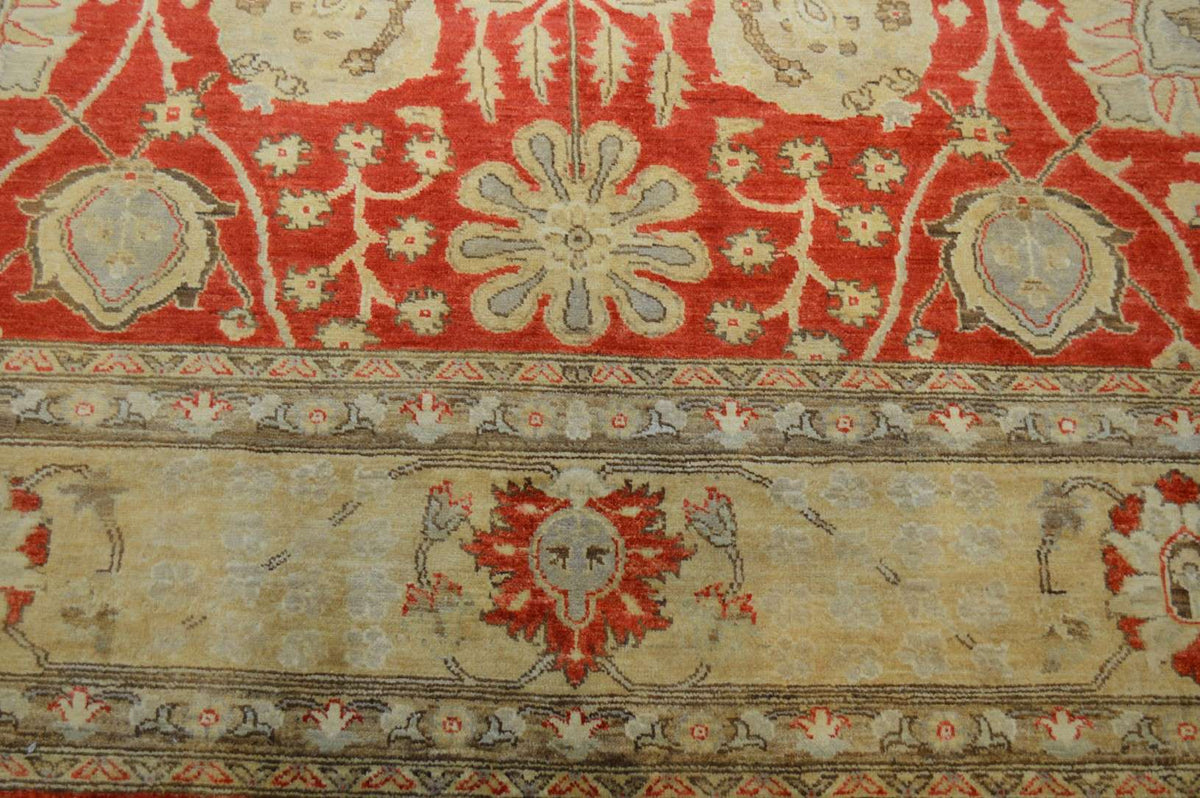 9' 8" x 13' 7" Pakistan Oushak Rug image 5