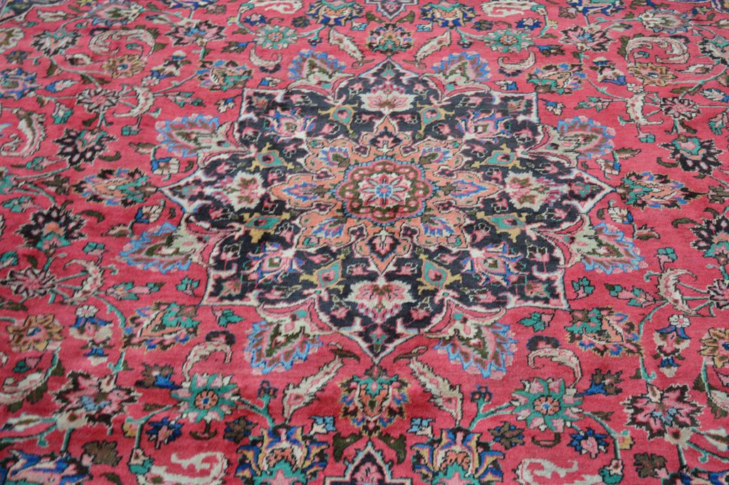 9' 8" x 11' 0" Persian Mashhad Rug image 2