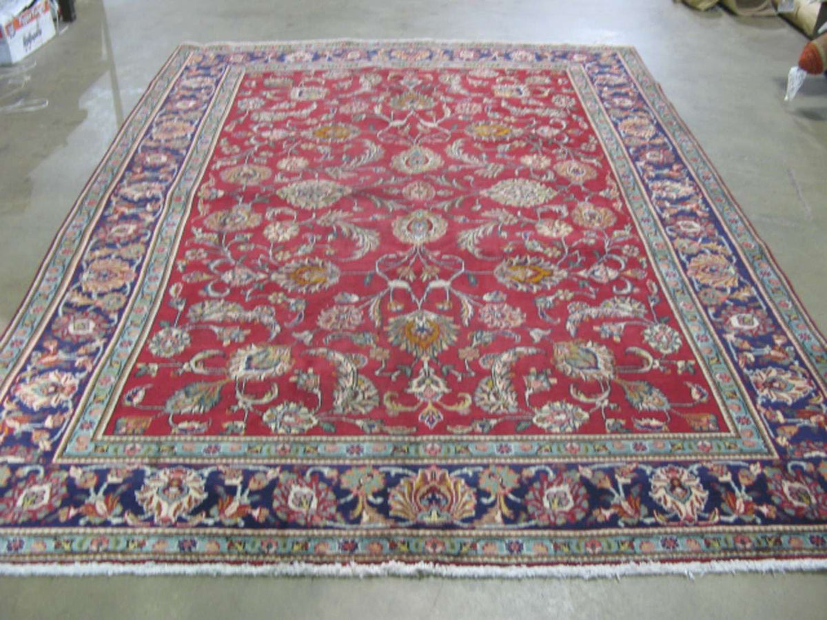 8' 5" x 11' 8" Persian Tabriz Rug image 1