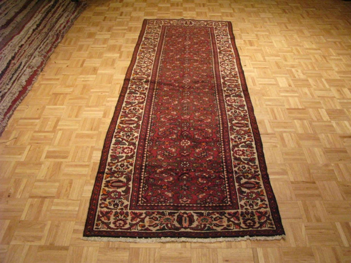 3' 4" x 9' 8" Persian Hosseinabad Runner image 1
