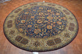 8' 1" x 8' 1" India Agra Round Rug image 1