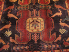 4' 5" x 10' 2" Persian Meshkin Runner image 8