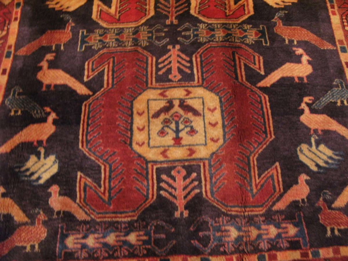 4' 5" x 10' 2" Persian Meshkin Runner image 8