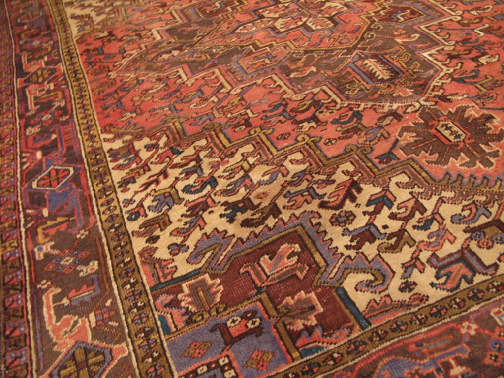 6' 1" x 8' 9" Persian Heriz Rug image 10