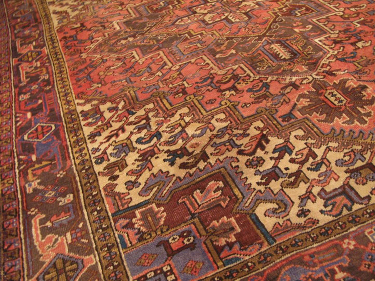 6' 1" x 8' 9" Persian Heriz Rug image 10