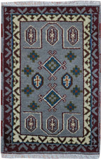 2' 0" x 3' 0" India Kazak Rug image 0