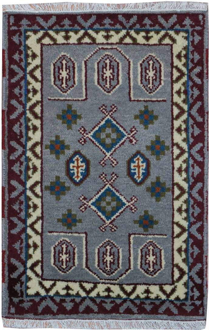 2' 0" x 3' 0" India Kazak Rug image 0