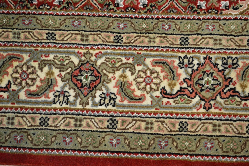 6' 3" x 9' 5" India Tabriz Rug image 7