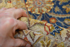 9' 1" x 12' 0" India Agra Rug image 3