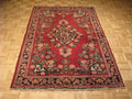 4' 4" x 6' 7" Vintage Sarouk Rug image 1