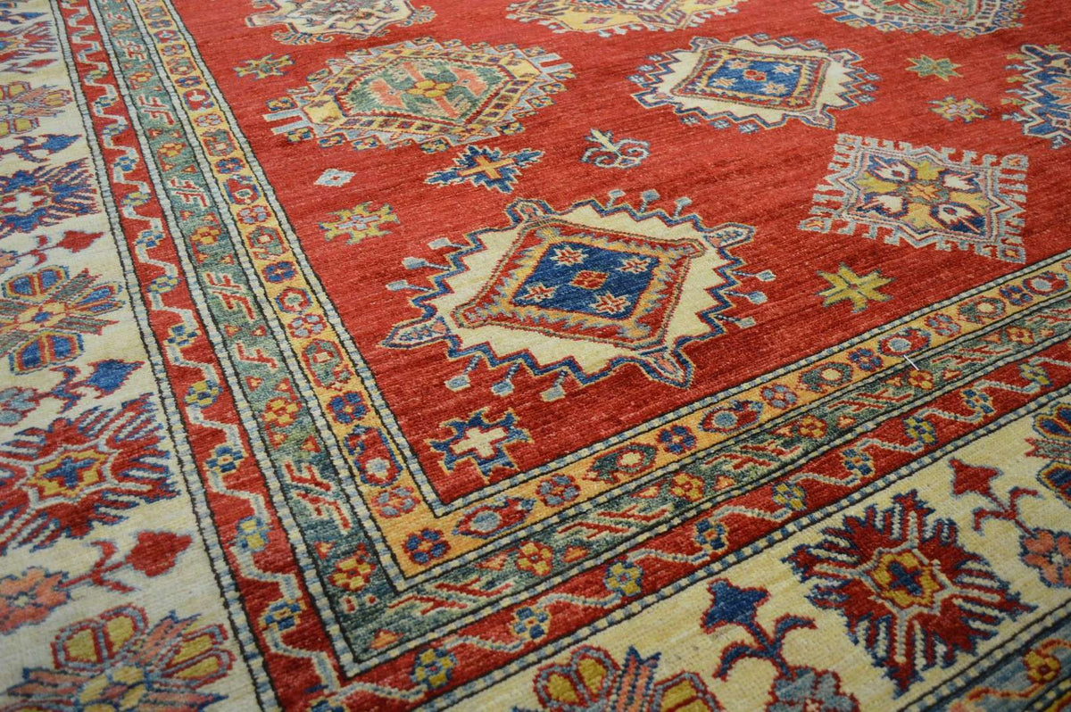 10' 8" x 14' 3" Pakistan Kazak Rug image 3