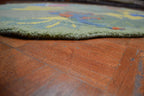 5' 2" x 8' 1" India Contemporary Round Rug image 11