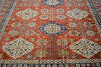 10' 1" x 10' 5" Pakistan Kazak Rug image 7