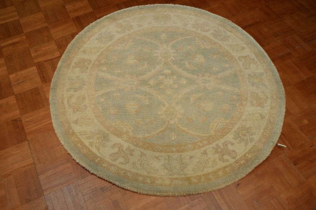 4' 1" x 4' 1" Pakistan Peshawar Rug image 4