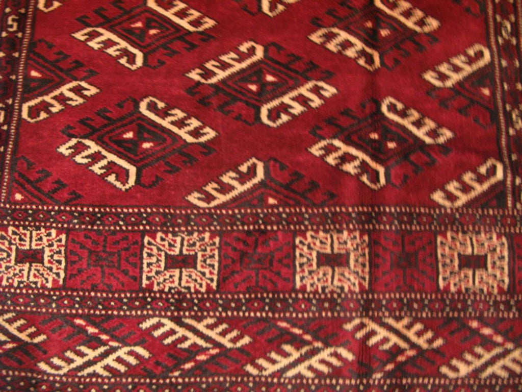 4' 3" x 6' 4" Persian Turkmen Rug image 10