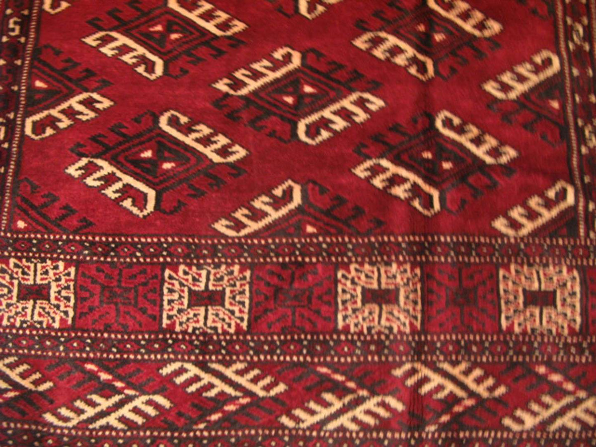 4' 3" x 6' 4" Persian Turkmen Rug image 10