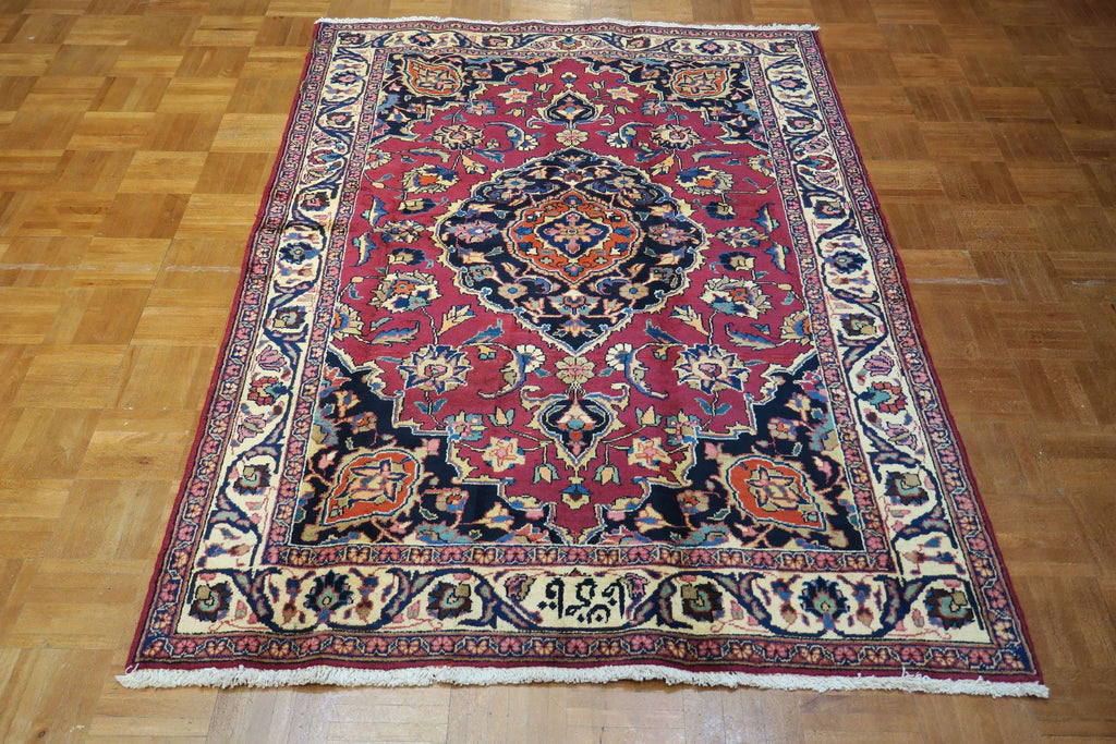 4' 0" x 6' 0" Persian Khorasan Rug image 11