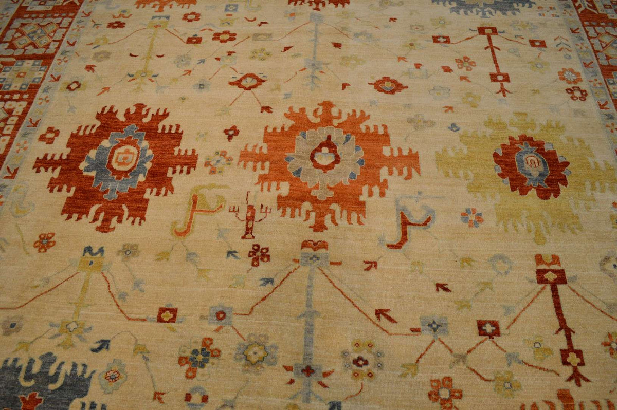 10' 2" x 13' 10" Pakistan Chobi Rug image 6