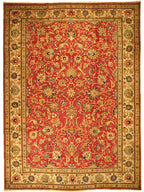 9' 5" x 12' 1" Persian Tabriz Rug image 0